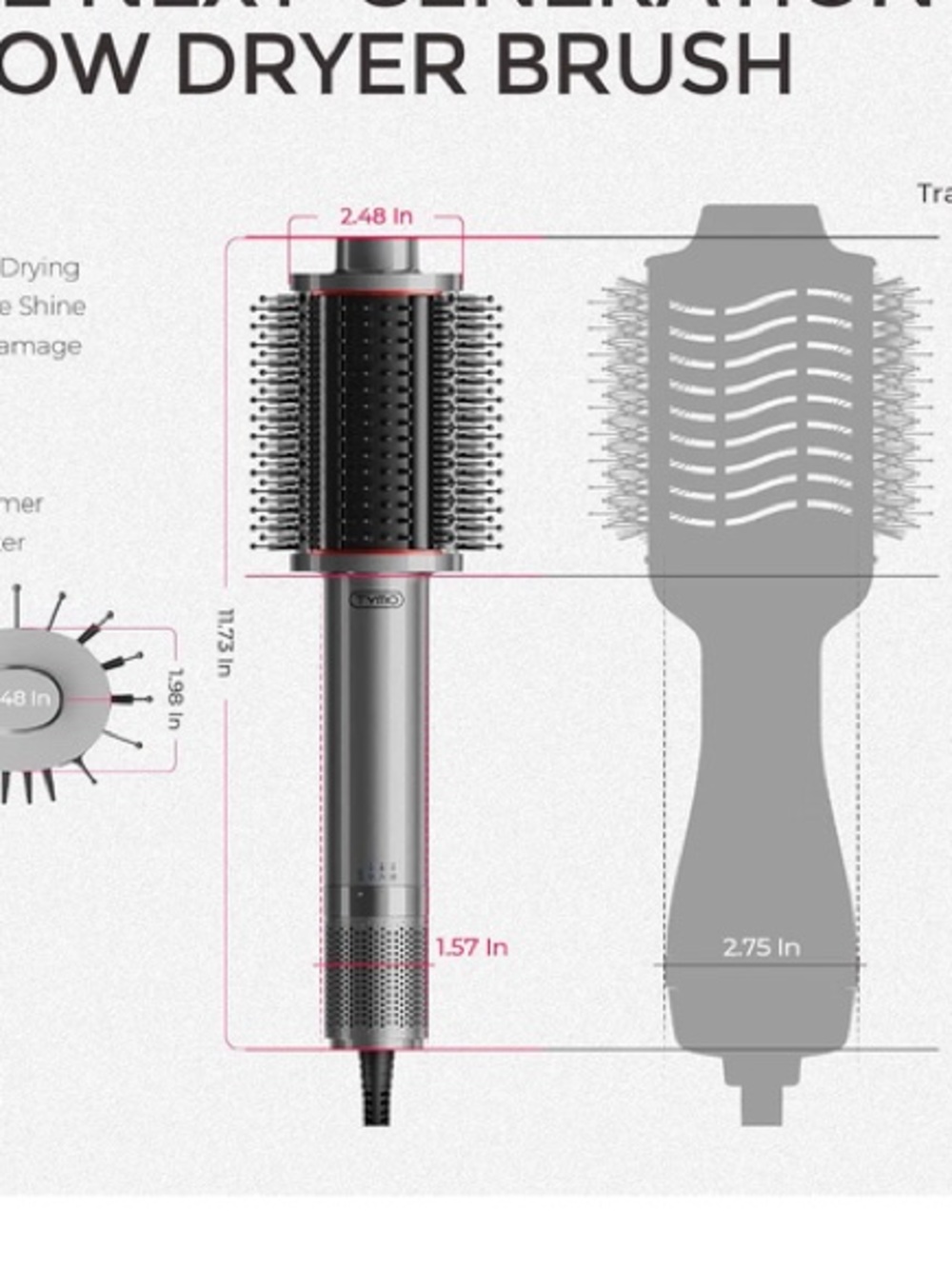 Dryer brush tymo